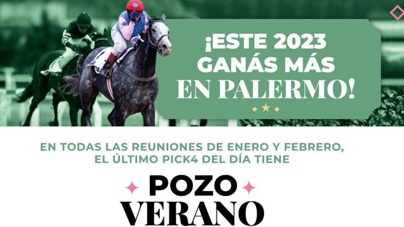 Aumentá tus chances de ganar con el “POZO VERANO” del Hipódromo de Palermo