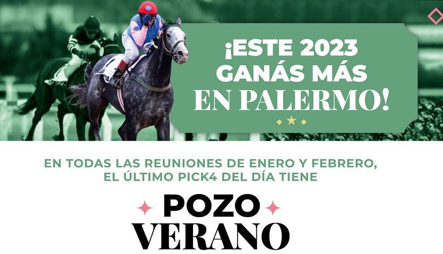 Aumentá tus chances de ganar con el “POZO VERANO” del Hipódromo de Palermo