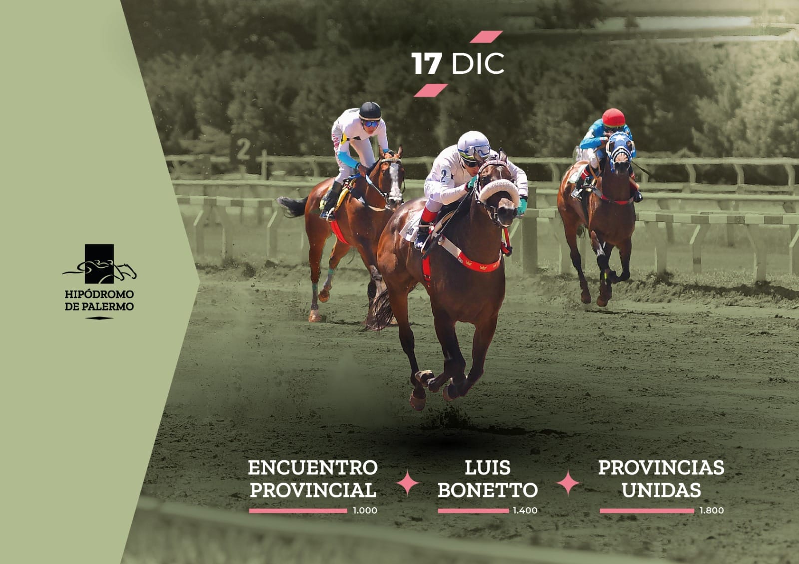 Abierta la inscripción para celebrar al Turf del Interior en el Hipódromo de Palermo