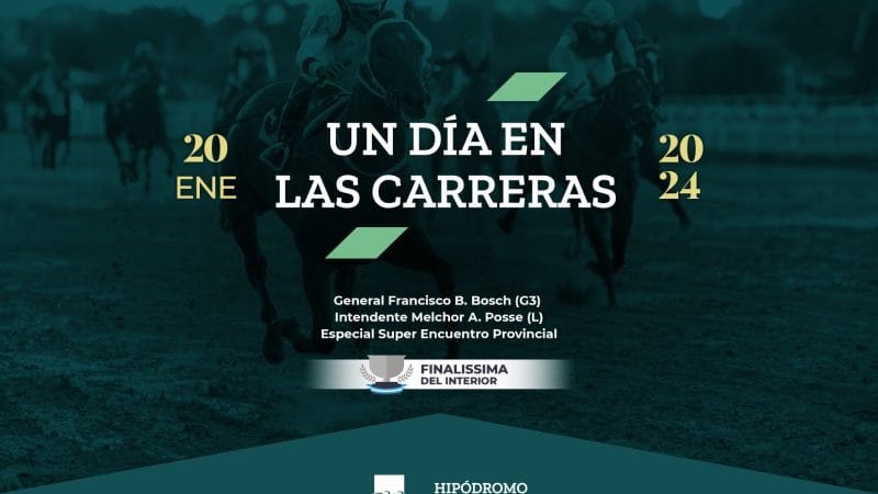 Primera edición de «Un día en las carreras»: Jornada MILLONARIA y los mejores ejemplares en la pista