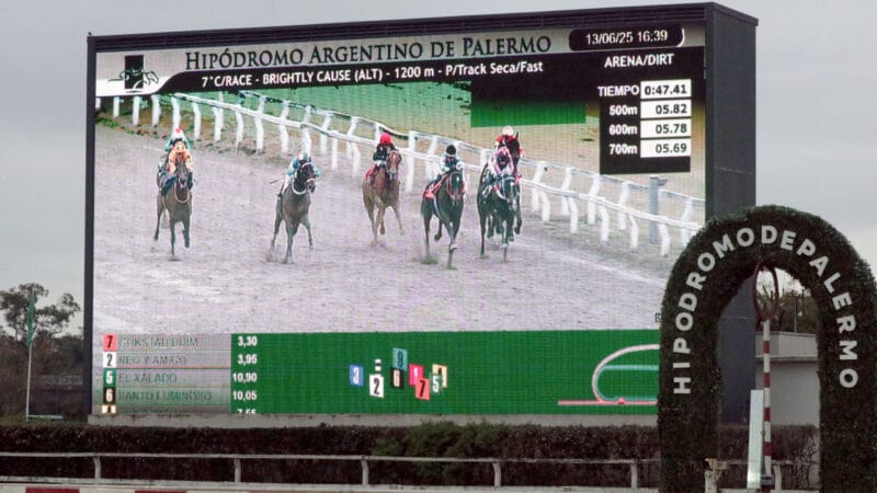 El Hipódromo de Palermo continúa a la vanguardia; incorpora “TOTAL PERFORMANCE DATA” que brinda métricas a tiempo real