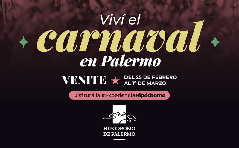 El fin de semana de Carnaval se disfruta en el Hipódromo de Palermo