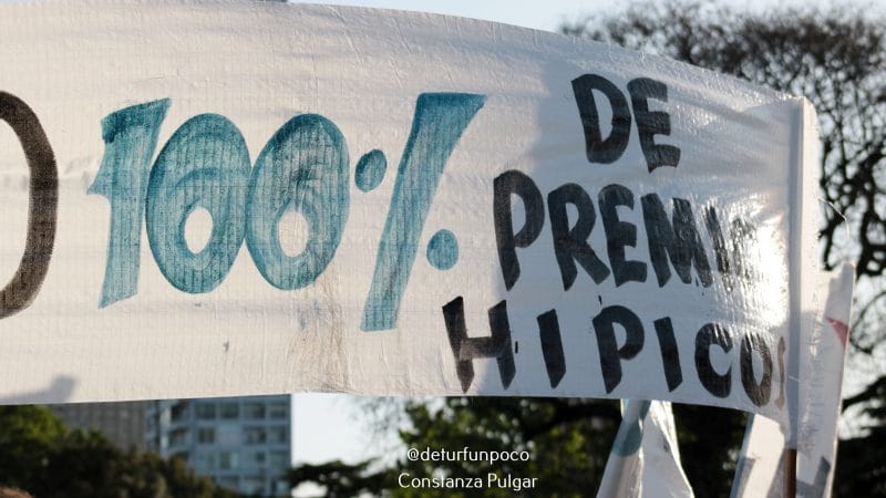 Marcha pacífica, movilización y reclamos en la tarde de hoy en el Hipódromo de Palermo