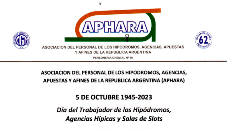 Día del Trabajador de los Hipódromos