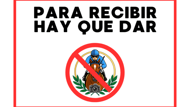 Para recibir hay que dar