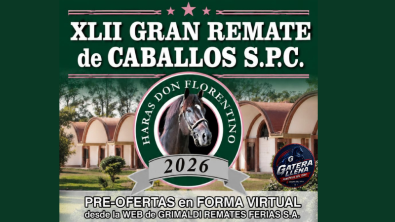 Haras Don Florentino prepara su XLII Gran Remate Primavera